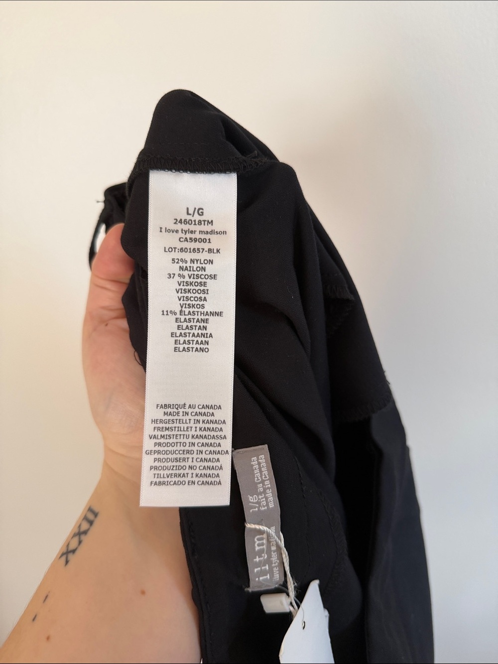🆕 NWT iltm Black Kick Flare Leg Ankle Dress Pants - Picture 10 of 11